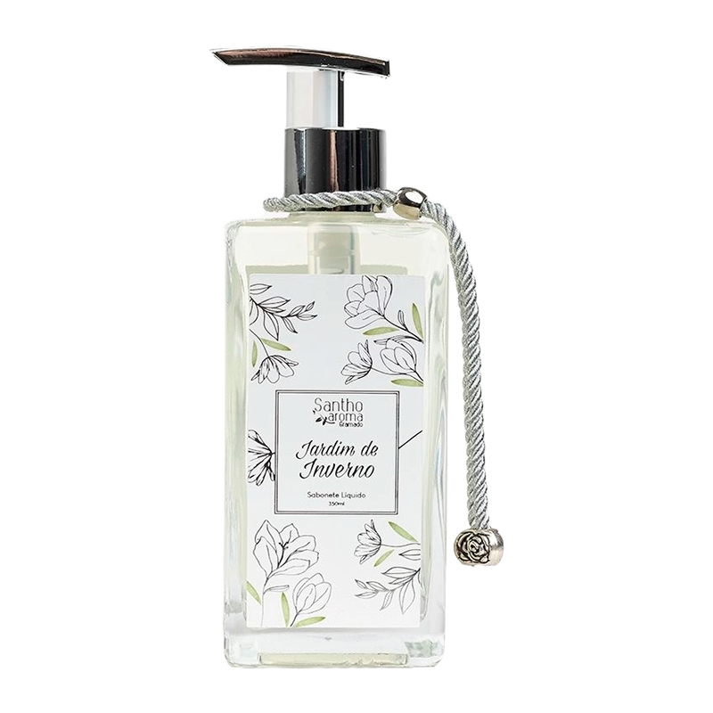 SABONETE LIQUIDO JARDIM DE INVERNO - 350 ML - FRASCO VIDRO
