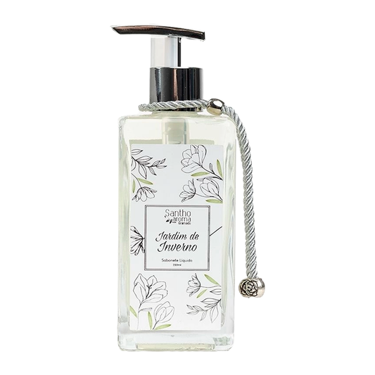SABONETE LIQUIDO JARDIM DE INVERNO - 350 ML - FRASCO VIDRO