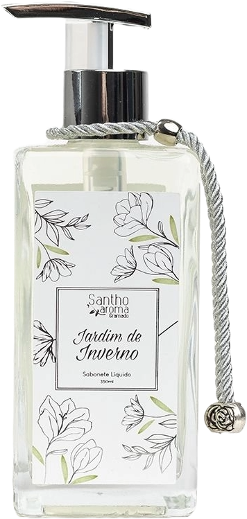 SABONETE LIQUIDO JARDIM DE INVERNO - 350 ML - FRASCO VIDRO